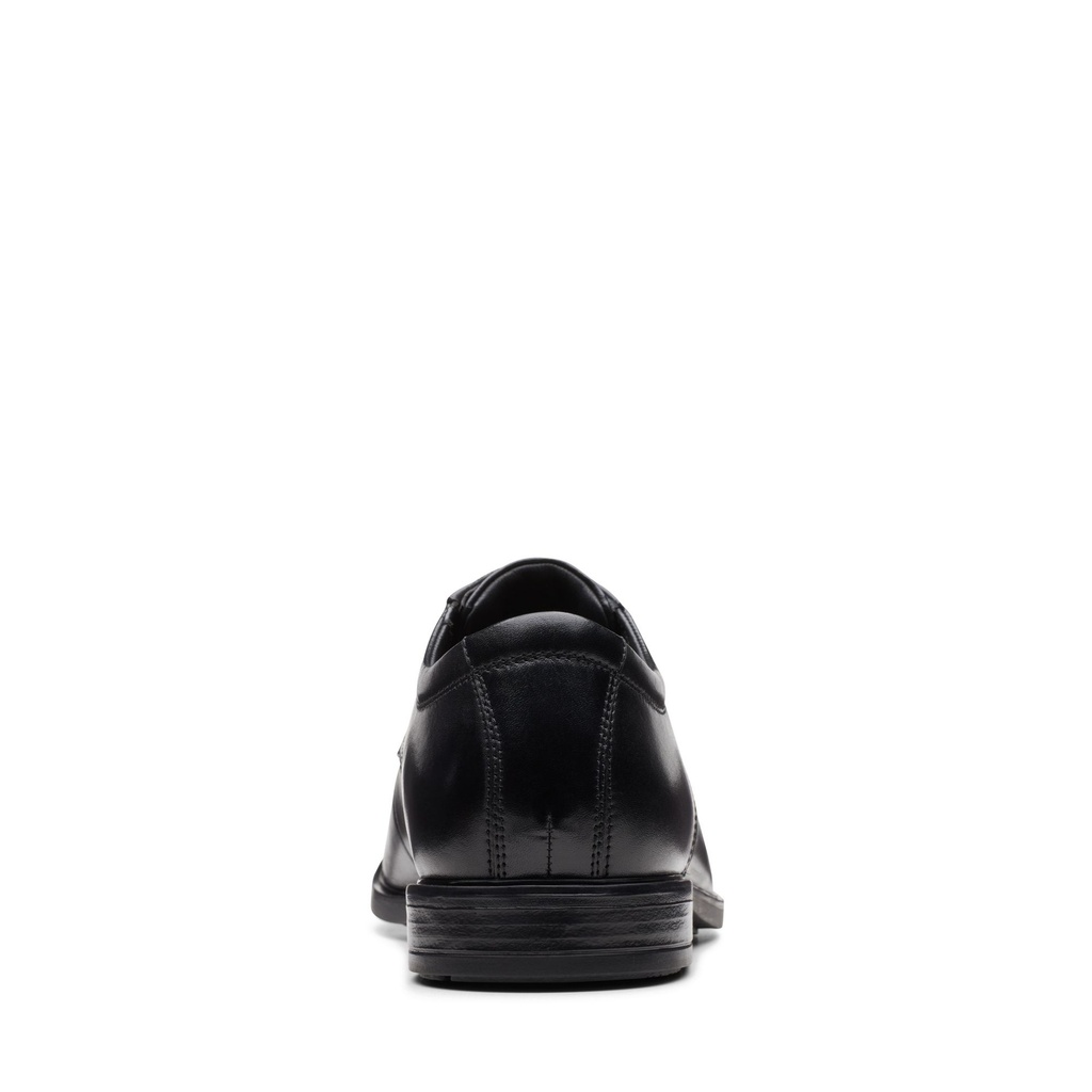 Clarks Howard Apron Black Leather