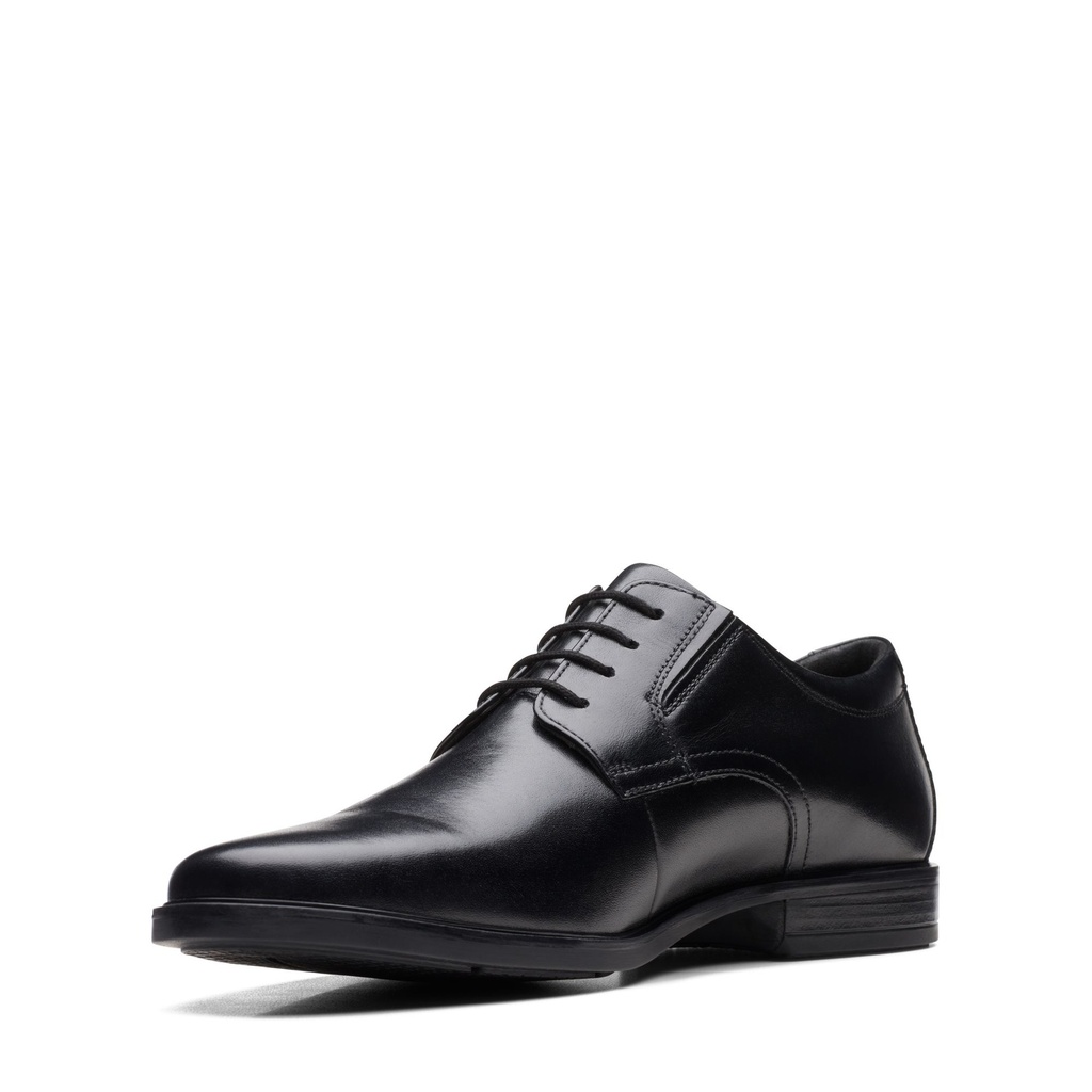 Clarks Howard Walk Black Leather