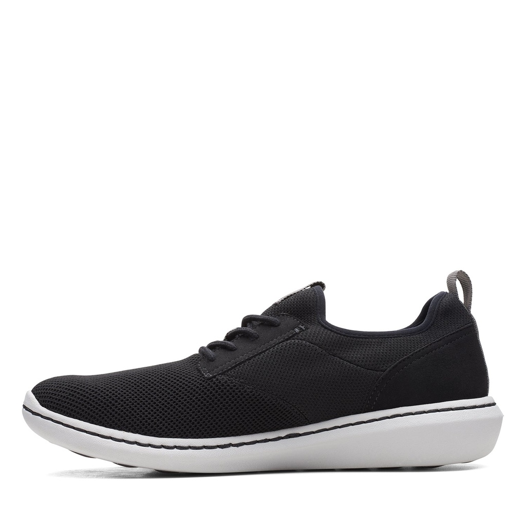 Clarks Step Urban Low Black Textile