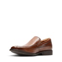 Clarks Tilden Free Dark Tan Leather