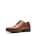 Clarks Whiddon Plain Dark Tan Leather