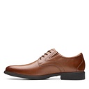 Clarks Whiddon Plain Dark Tan Leather