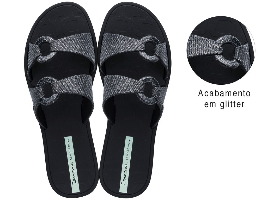 Ipanema Ella Glam Fem 26831 (Black, 36)