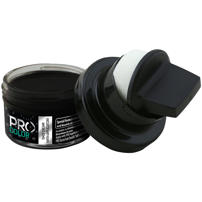 Pro Color Shoe Cream With Applicator 50ML Black