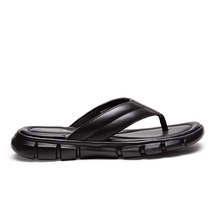 Redtape Men's Slippers RCS0041 Black