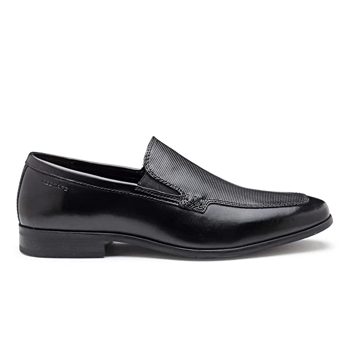 Redtape Men's Leather Shoes RTE3601 Black (40)