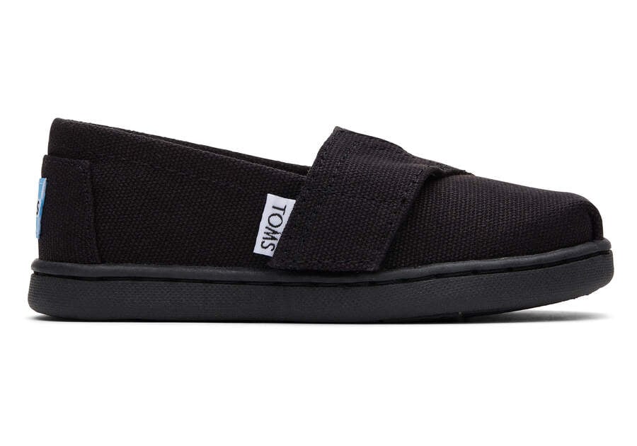 TOMS Tiny Alpargata Canvas 10010529 - Black (23.5)