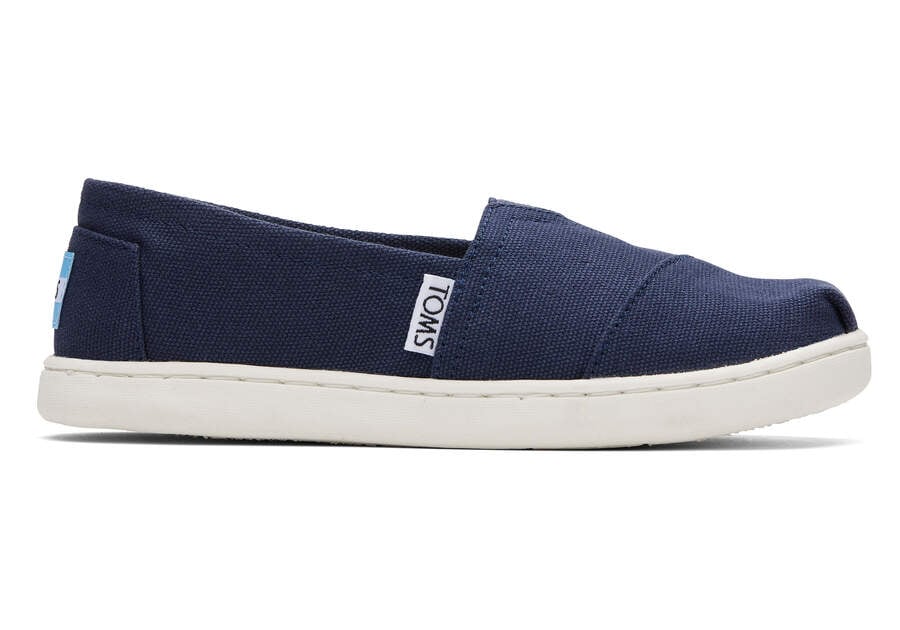 TOMS Youth Alpargata Canvas 10010532 - Navy (30)