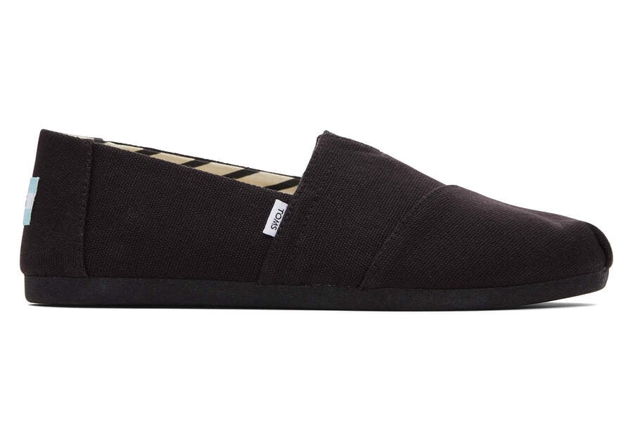 TOMS Alpargata Recycled Cotton Canvas 10017716 - Black/Black