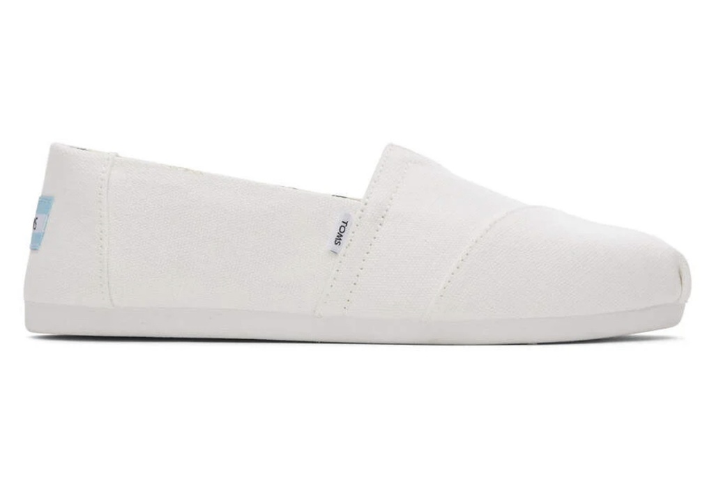 TOMS Alpargata Recycled Cotton Canvas 10017739 White