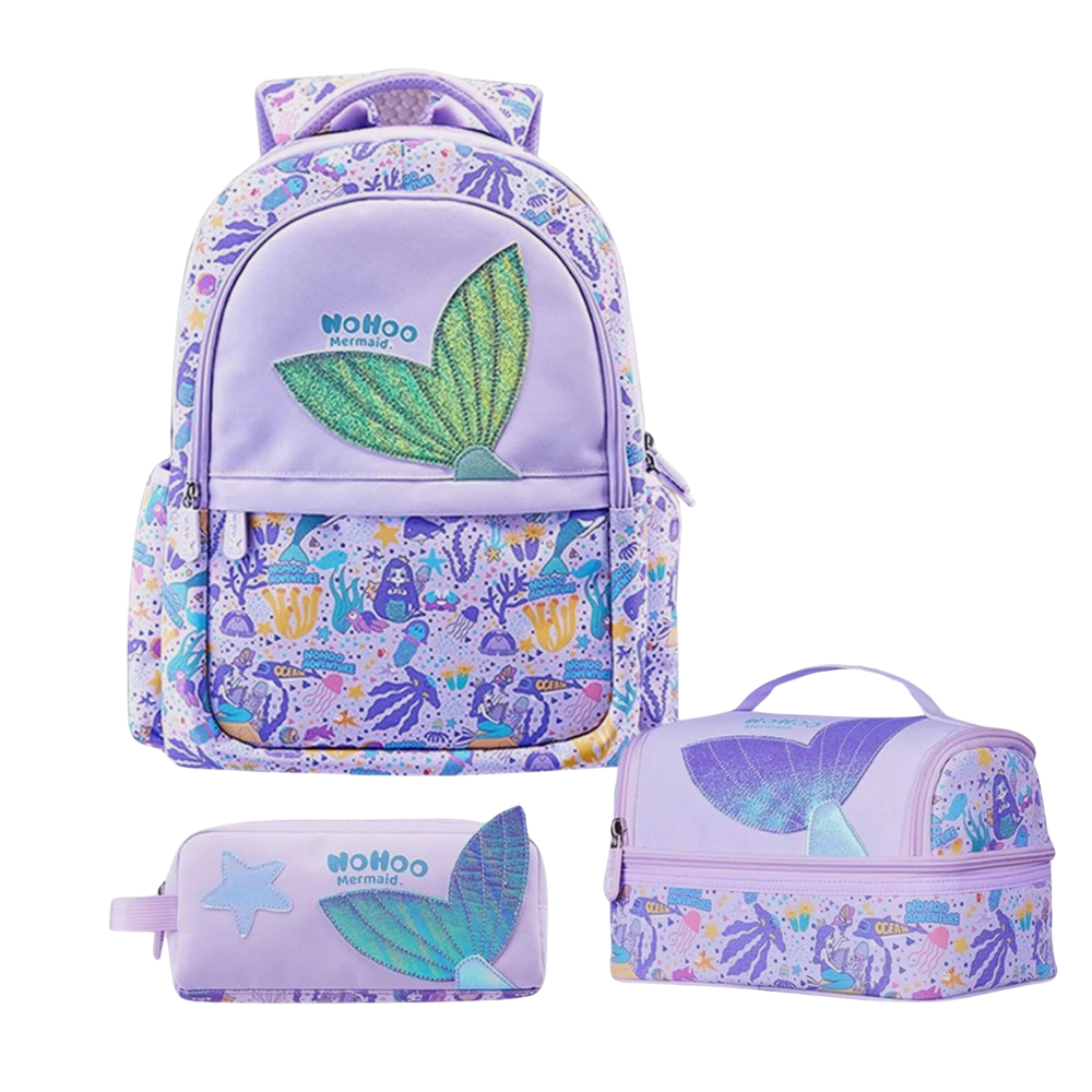 Nohoo School Backpack Set - Mermaid