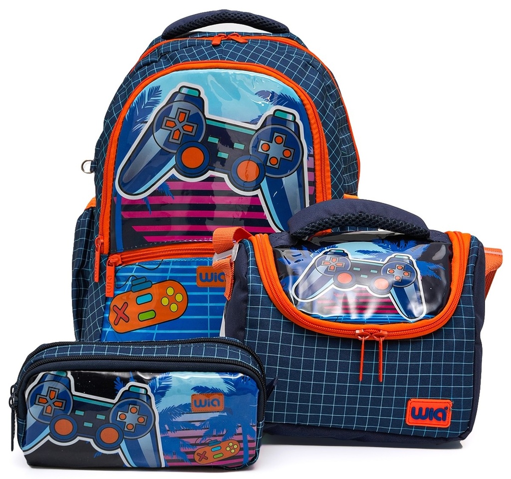 WIA GAME TIME BAG SET SWG-014 - NAVY BLUE