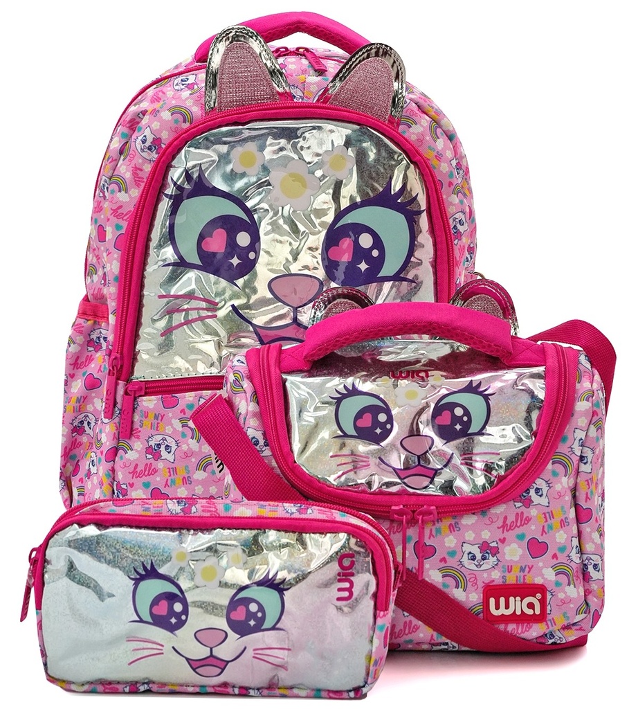 WIA SWEET CAT BAG SET SWG-007 - PINK