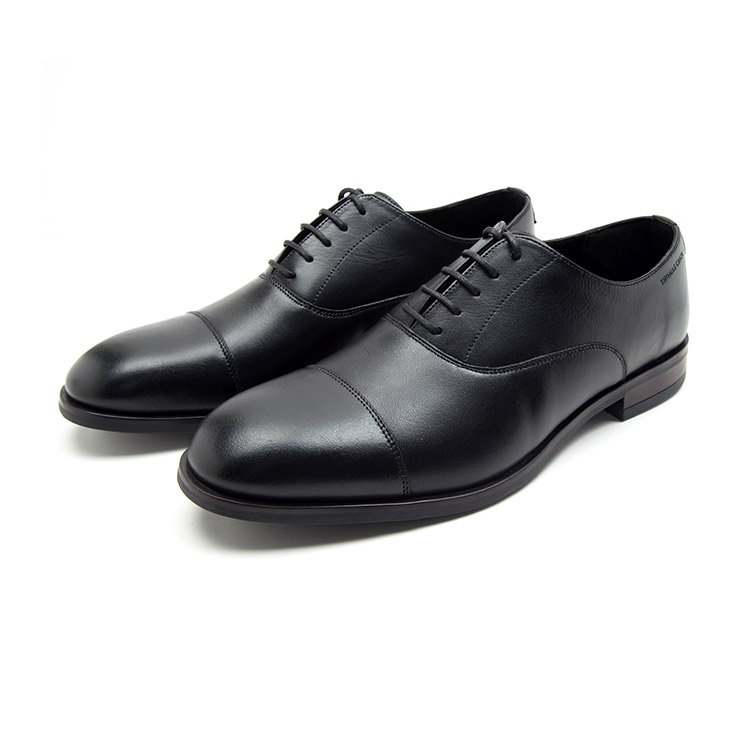 THOMAS CRICK FORMAL TOECAP LACE UP OXFORD SHOE TC-2316BL BLACK
