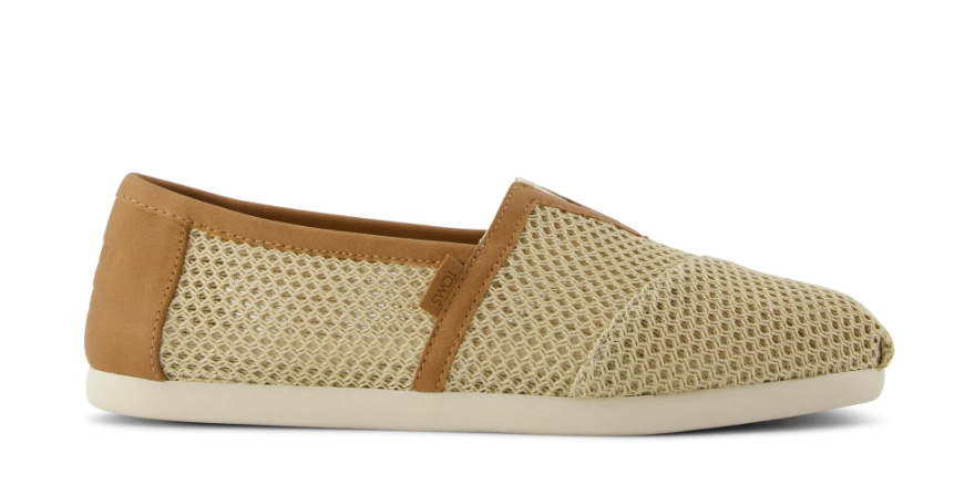 TOMS Alpargata Classic 10021908 - Almond Textured Mesh