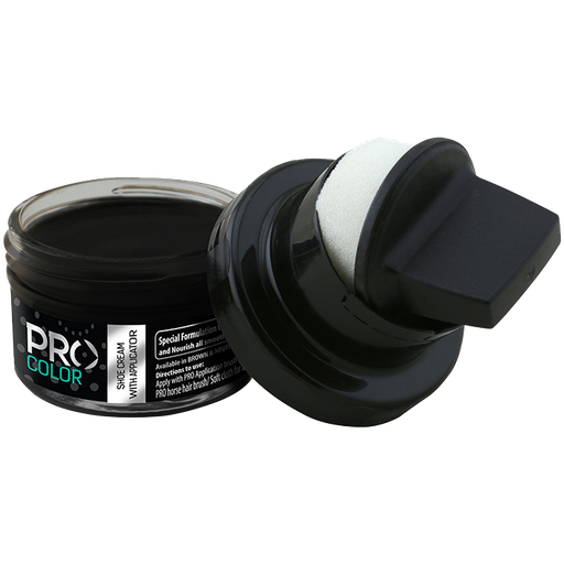 [1615201] Pro Color Shoe Cream With Applicator 50ML Black