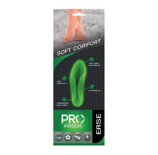 [1962000] Pro Insoles Ease Soft Comfort Size 36-46