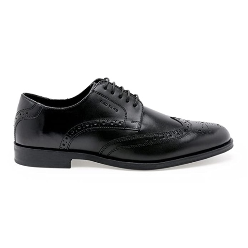 Redtape Men's Leather Shoes RTE3491 Black