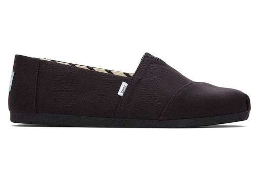 TOMS Alpargata Recycled Cotton Canvas 10017670 - Black/Black
