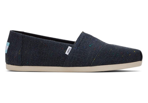 TOMS Alpargata Speckled Recycled Cotton 10019653 - Black Speckled Slub