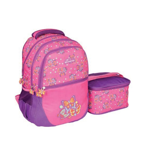 Kocak Girls School Bag & Lunch Box - Butterfly 1350