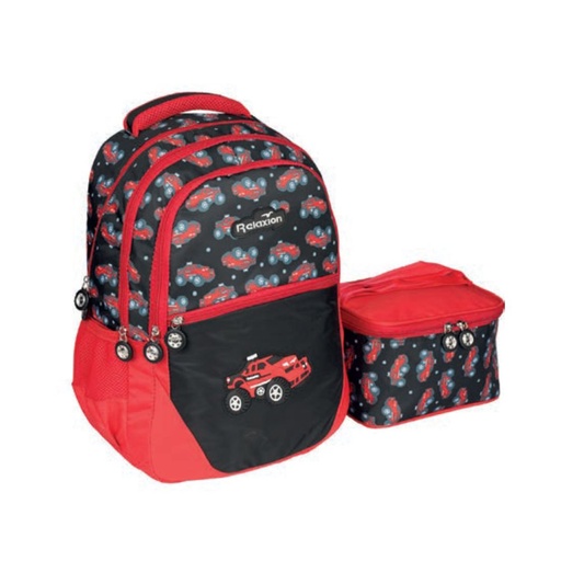 Kocak Boys School Bag & Lunch Box - Car 1350