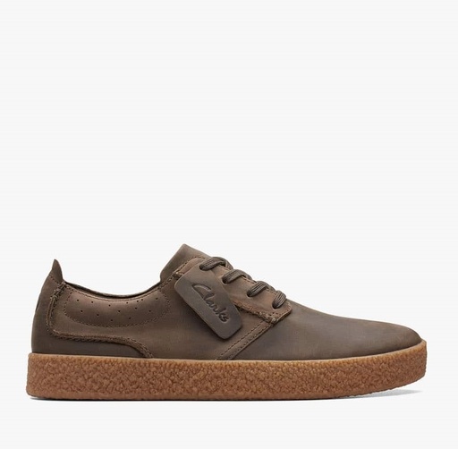Clarks StreethillLace Dark Olive Leather