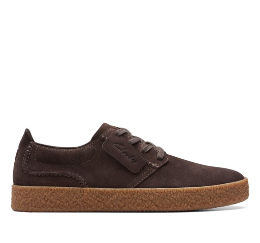 Clarks StreethillLace Dark Brown Suede