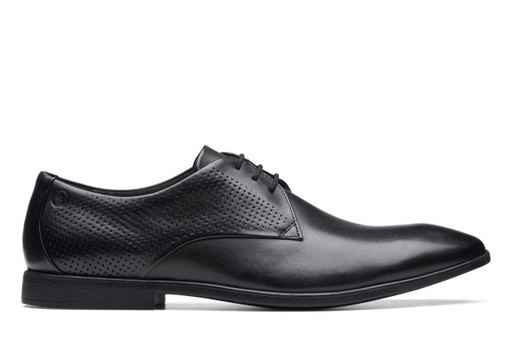 Clarks Boswyn Lace Black Leather