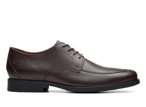 Clarks Whiddon Apron Dark Brown Tumbled