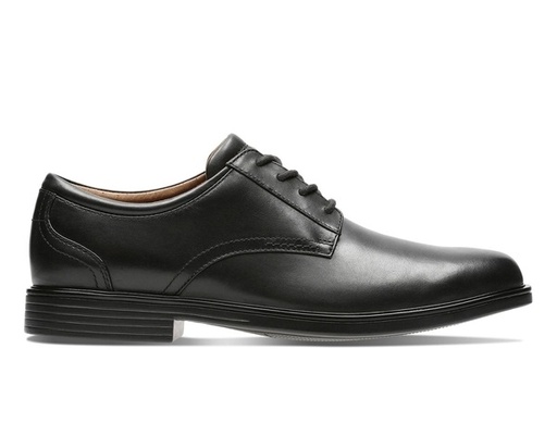 Clarks Un Aldric Lace Black Leather
