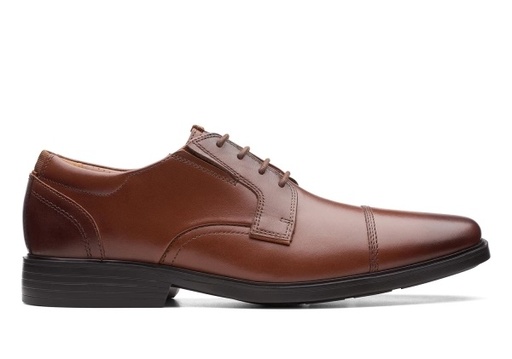 Clarks Clarkslite Cap Tan Leather