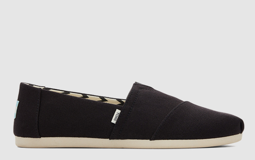 TOMS Alpargata Recycled Cotton Canvas 10017732 - Black