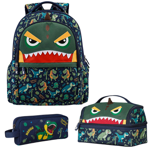Nohoo School Backpack Set - Dinosaur