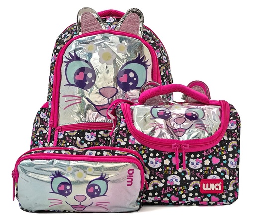 WIA SWEET CAT BAG SET SWG-007 - BLACK