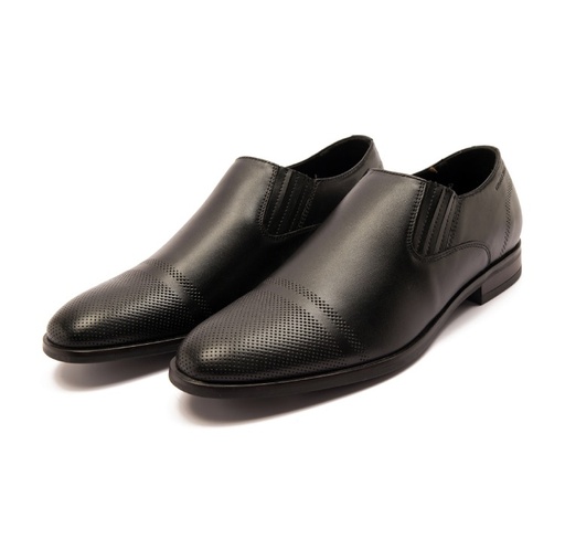 THOMAS CRICK SLIP-ON SHOES WITH SECURE FIT TC-2330BL -  BLACK