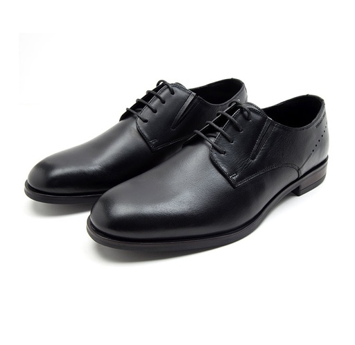 THOMAS CRICK FORMAL PLAIN VAMP LACE UP DERBY SHOE TC-2315BL BLACK