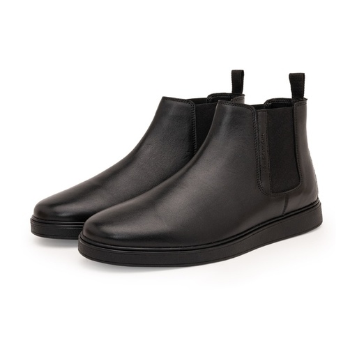 THOMAS CRICK GENUINE LEATHER CHELSEA BOOTS TC-2323BLK -BLACK