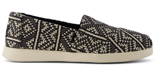 TOMS Alpargata Plus 10021912 - Black Diamond Global Woven